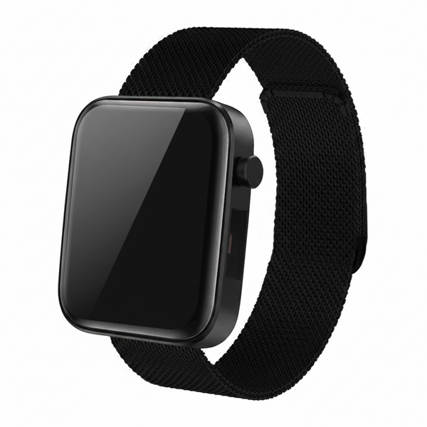 Black Stainless Steel Watch Band