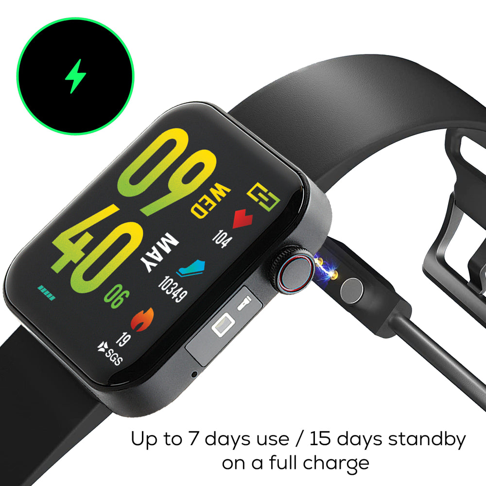 Life Watch Smartwatch – Long‑Battery Health & Fitness Tracker